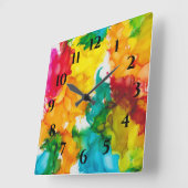 Mittlere Uhr "Konfetti-Zeit" (Winkel)