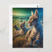 Mittlere Unternehmen auf Meadow Postkarte (Vorne/Hinten)