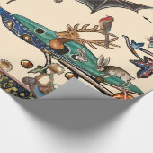 MITTLERE VERBESSERUNG DER GEWINNE,FLIEGENDE BATTIE GESCHENKPAPIER (Ecke)