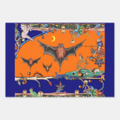 MITTLERE VERBESSERUNG DER GEWINNE,FLIEGENDE BATTIE GESCHENKPAPIER SET (Vorderseite)