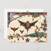 MITTLERE VERBESSERUNG DER GEWINNE,FLIEGENDE BATTIE POSTKARTE (Vorne/Hinten)