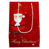 Mittlere Weihnachtsgeschenktaschen mit Niedlichem Geschenktüte (Rückseite)