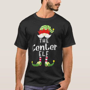 Mittlere Weihnachtsmann-Gruppe Weihnachts-Pyjama-P T-Shirt