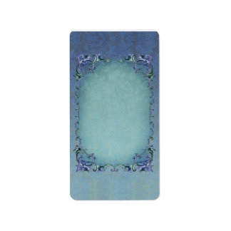 Mittlere Winter-Brocade-Apotheke Adressaufkleber