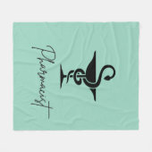Mittlerer Apotheker Blanket Fleecedecke (Vorderseite (Horizontal))