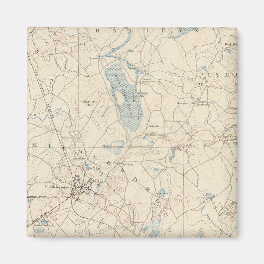 Mittlerer Bogen, Massachusetts Magnet (Vorne)