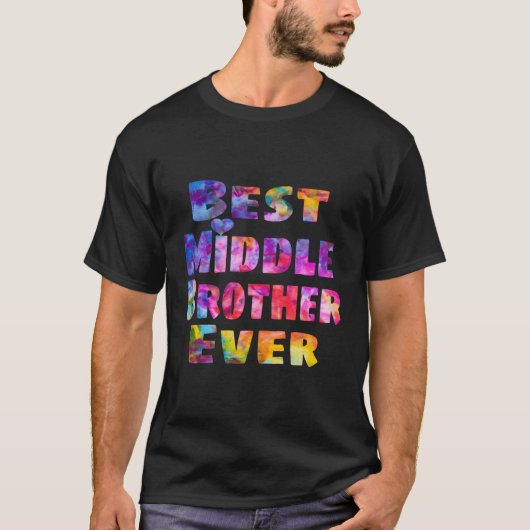 Mittlerer Bruder - Geschenke Idee Bester Mittlerer T-Shirt (Vorderseite)