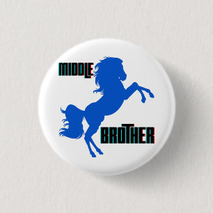Mittlerer Bruder Pferdezucht Button