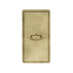 Mittlerer dekorativer Apotheker-Aufkleber Adressaufkleber