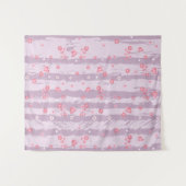 Mittlerer Gobelin (127 cm x 152 cm) – Schmetterlin Wandteppich (Vorderseite (Horizontal))