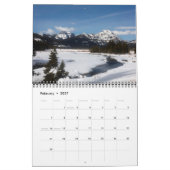 Mittlerer Größe Yellowstone Park Kalender (Feb 2027)