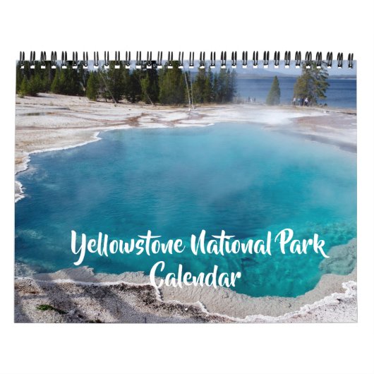 Mittlerer Größe Yellowstone Park Kalender (Titelbild)