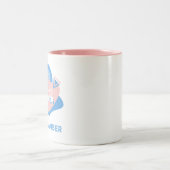 Mittlerer Individuelle Name "Roomies Forever" Retr Zweifarbige Tasse (Mittel)