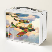 Mittlerer Juniorbomber 1939 Briten Fairey Metall Brotdose (Rückseite)