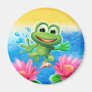 Mittlerer Kühlschrankmagnet-Leaping-Froschdesign Magnet