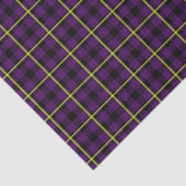 Mittlerer lila u. gelber Tartan Seidenpapier (Ausschnitt)