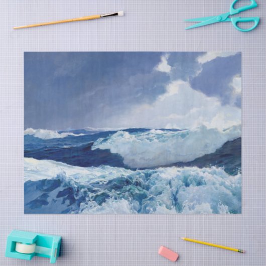 Mittlerer Ozean durch Frederick Judd Waugh Seidenpapier (Basteln)