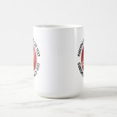 Mittlerer Personalisierter Text Cricketball 425g B Kaffeetasse (Mittel)