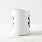 Mittlerer personalisierter Text Golfball 425 ml Be Kaffeetasse (Mittel)
