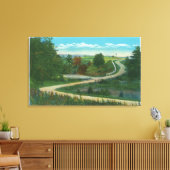 Mittlerer Raviner Blick auf das Schlachtfeld von S Leinwanddruck (Insitu (Wohnzimmer))