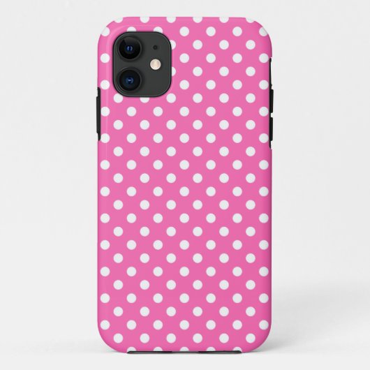 Mittlerer rosa feiner Tupfen iPhone 5 Fall Case-Mate iPhone Hülle (Rückseite)