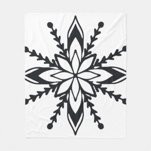 Mittlerer Schneeflocken Fleecedecke