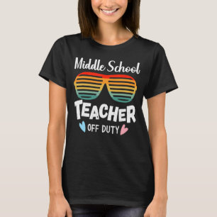 Mittlerer Schullehrer - Sonnenbrille gestern Abend T-Shirt