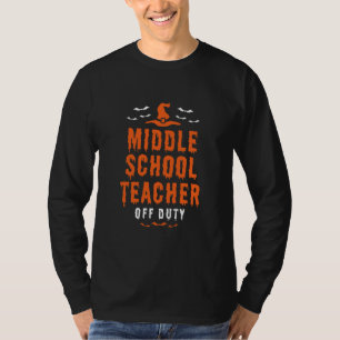Mittlerer Schullehrer von Duty Funny Teacher T-Shirt