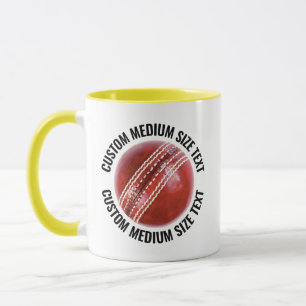 Mittlerer Text GELB Combo 11oz Kundenspezifisches Tasse