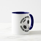 Mittlerer Text NAVYBLAU Kombination 11oz Individue Tasse (VorderseiteRechts)