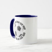 Mittlerer Text NAVYBLAU Kombination 11oz Individue Tasse (Vorderseite Links)