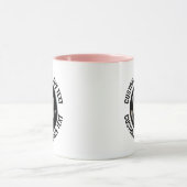 Mittlerer Text PINK Combo 11oz Custom 8 Ball Tasse (Zentrum)