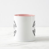 Mittlerer Text ROT Combo 11oz Individueller Fußbal Tasse (Zentrum)