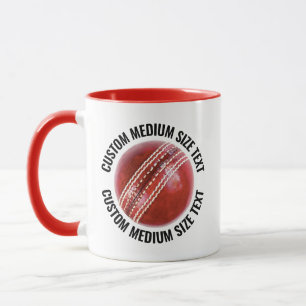 Mittlerer Text ROT Combo 11oz Kundenspezifisches C Tasse