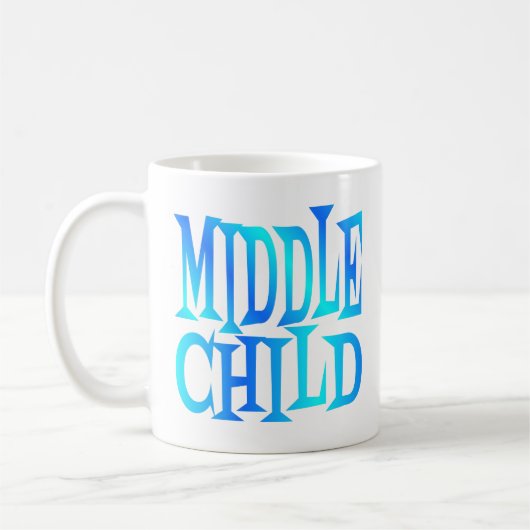 Mittlerer untergeordneter Text in Blau Kaffeetasse (Links)