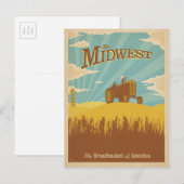 Mittlerer Westen | Der Korb Amerikas Postkarte (Vorne/Hinten)