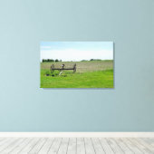 Mittlerer Westen, Landfotografie Leinwanddruck (Insitu (Holzboden))