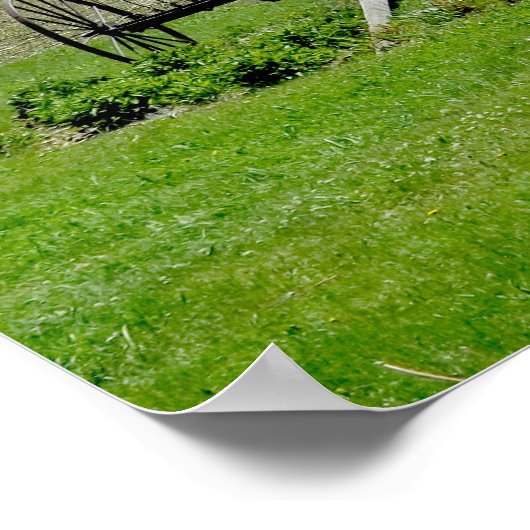 Mittlerer Westen, Traktor und Bauernposter Poster (Ecke)