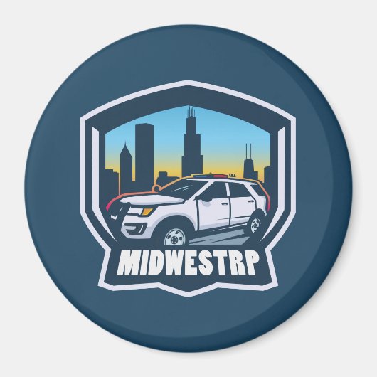 Mittlerer WestenRP Magnet (Vorne)