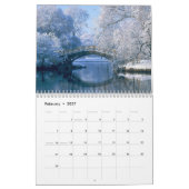 Mittlerer Winterkalender Kalender (Feb 2027)