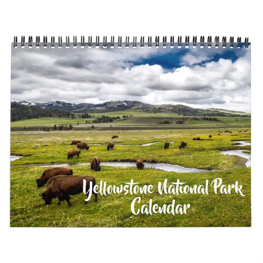 Mittlerer Yellowstone-Park-Kalender Kalender (Titelbild)