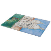 Mittleres dekoratives Glasschneiden-Brett Schneidebrett (Ecke)