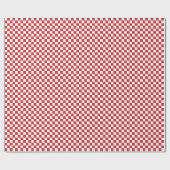 Mittleres dunkelrotes und weißes geschenkpapier (Flach)