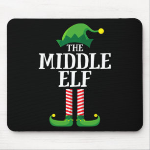 Mittleres Elf Shirt Matching Family Fun Sibling Gr Mousepad