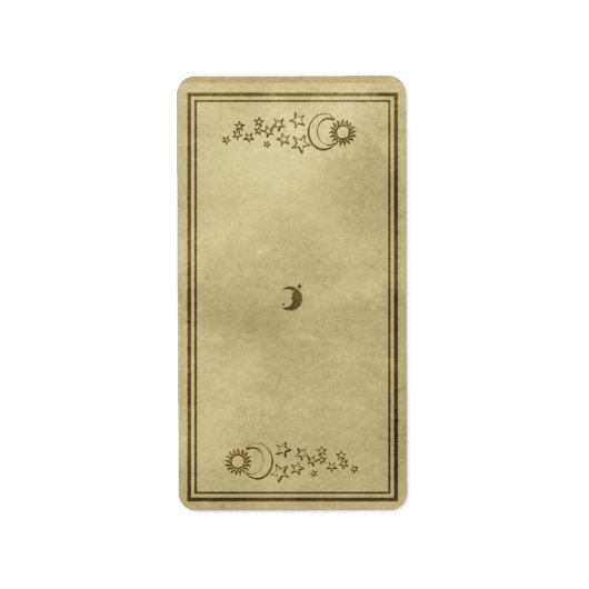 Mittleres Himmelsapothecary Label Adressaufkleber (Vorne)