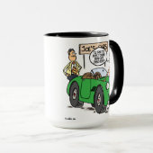 mittleres Lebenkrisenrot Tasse (VorderseiteRechts)