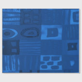 Mittleres Pastell Afrozentrisches Oversized Geschenkpapier (Flach)