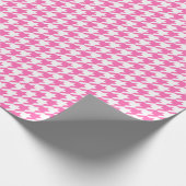 Mittleres rosa und weißes geschenkpapier (Ecke)