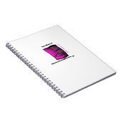 Mittleres Spiralheft - Diamantmuster LBC Notizblock (Rechte Seite)