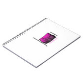 Mittleres Spiralheft - Diamantmuster LBC Notizblock (Linke Seite)